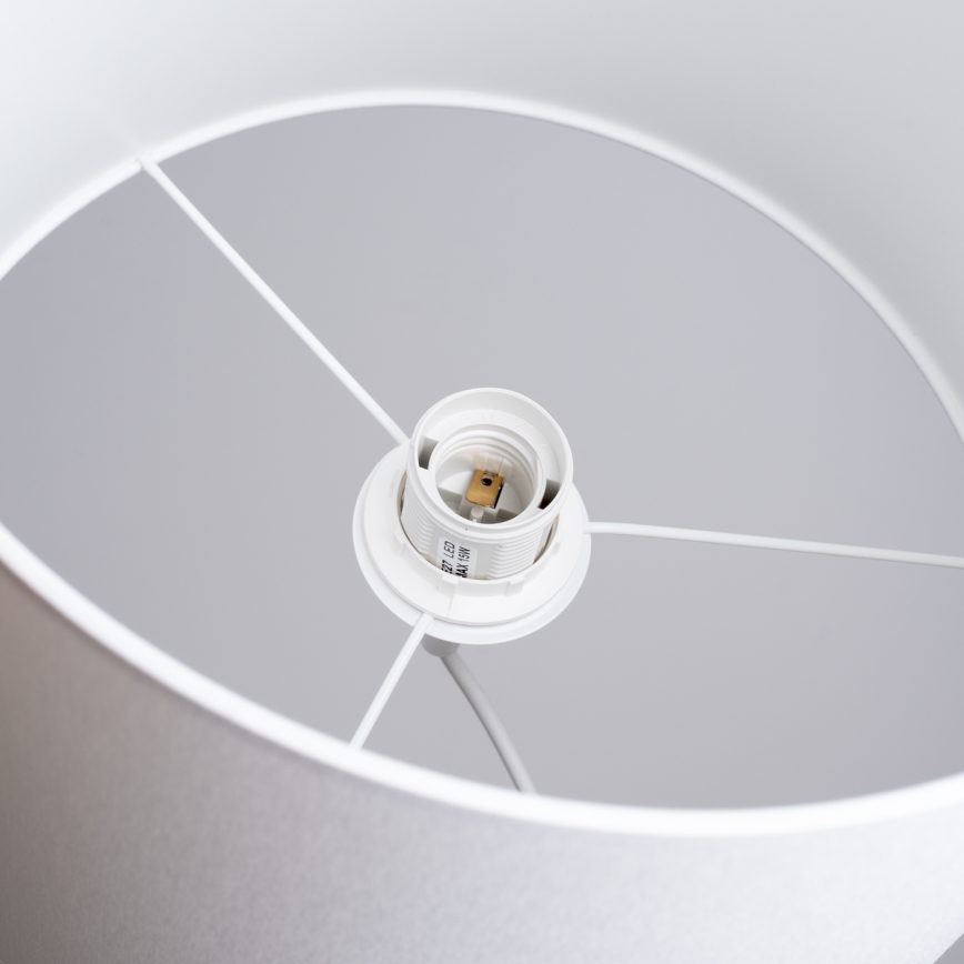 Lustr na lanku NOVA 1xE27/15W/230V pr. 30 cm bílá