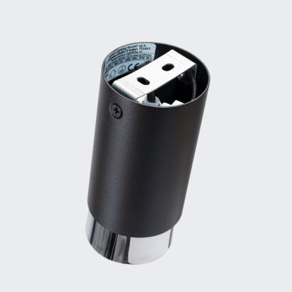 Bodové svítidlo NERO 1xGU10/10W/230V 12,5 cm černá/lesklý chrom