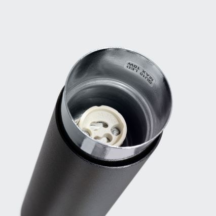 Bodové svítidlo NERO 1xGU10/10W/230V 12,5 cm černá/lesklý chrom