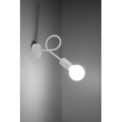 Nástěnná lampa LOOP 1xE27/15W/230V bílá