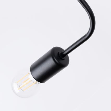 Přisazený lustr VECTOR 6xE27/15W/230V černá