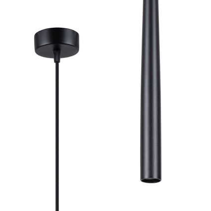 Lustr na lanku BLISS 1xG9/8W/230V černá