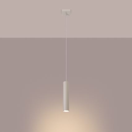 Lustr na lanku LAGOS 1xGU10/10W/230V krémová