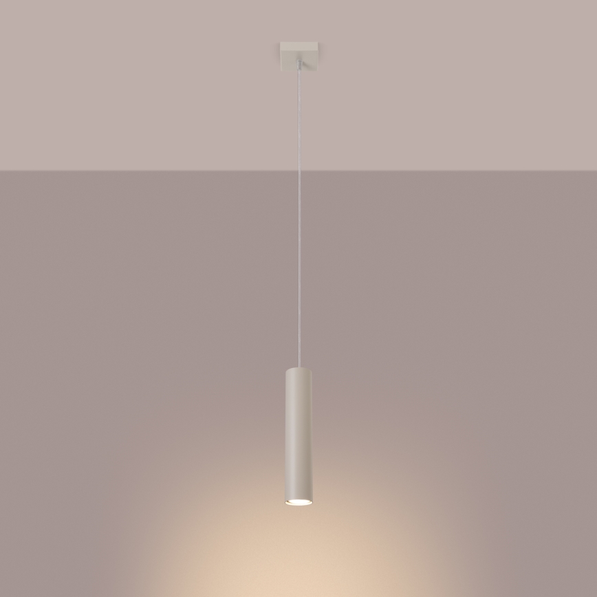 Lustr na lanku LAGOS 1xGU10/10W/230V krémová