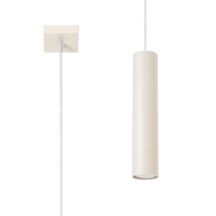 Lustr na lanku LAGOS 1xGU10/10W/230V krémová