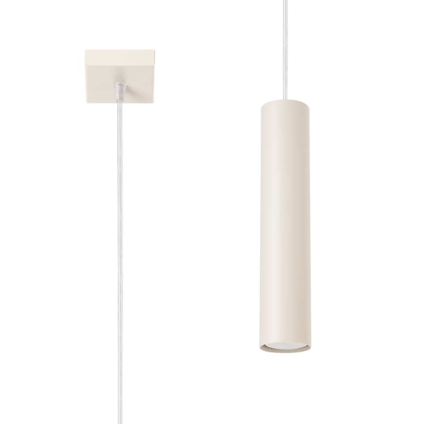 Lustr na lanku LAGOS 1xGU10/10W/230V krémová