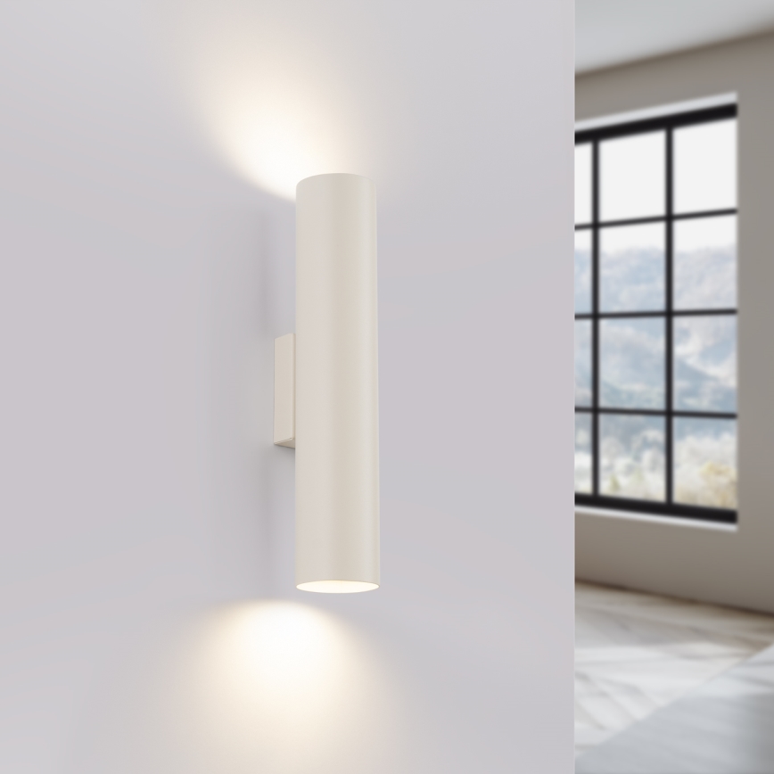 Nástěnné svítidlo LAGOS 2xGU10/10W/230V krémová