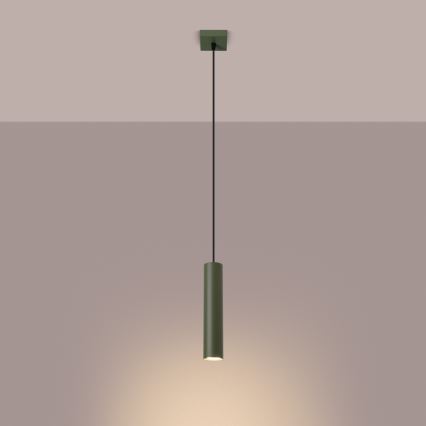 Lustr na lanku LAGOS 1xGU10/10W/230V zelená