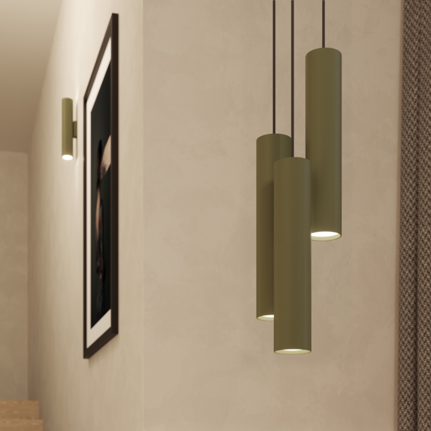 Nástěnné svítidlo LAGOS 2xGU10/10W/230V zelená