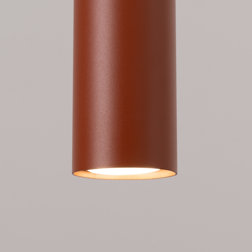 Lustr na lanku LAGOS 1xGU10/10W/230V červená
