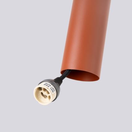 Lustr na lanku LAGOS 1xGU10/10W/230V červená