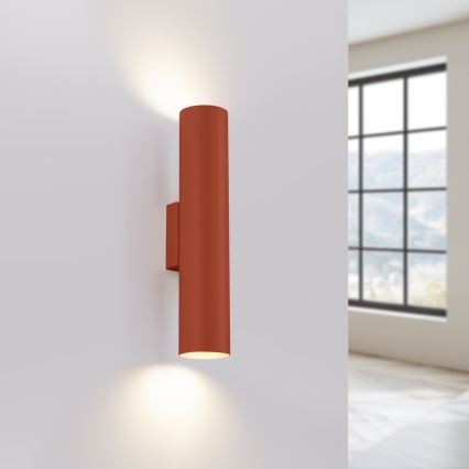 Nástěnné svítidlo LAGOS 2xGU10/10W/230V červená