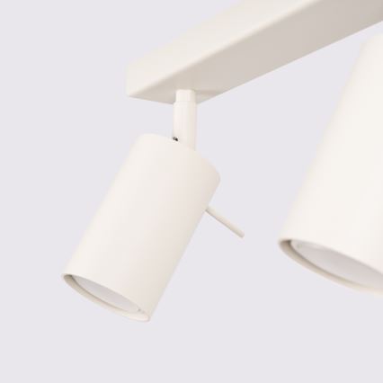 Bodové svítidlo RING 3xGU10/10W/230V krémová