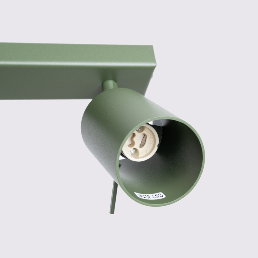 Bodové svítidlo RING 2xGU10/10W/230V zelená