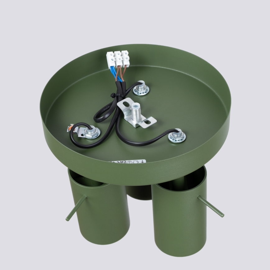 Bodové svítidlo RING 3xGU10/10W/230V zelená