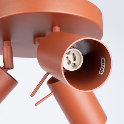 Bodové svítidlo RING 3xGU10/10W/230V červená