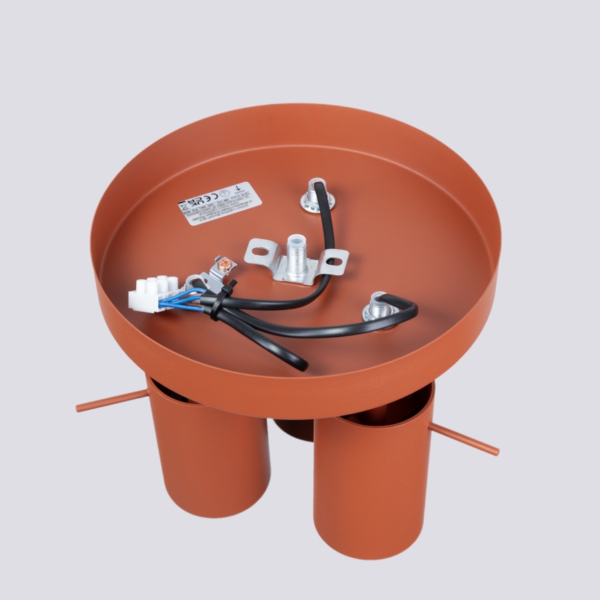 Bodové svítidlo RING 3xGU10/10W/230V červená