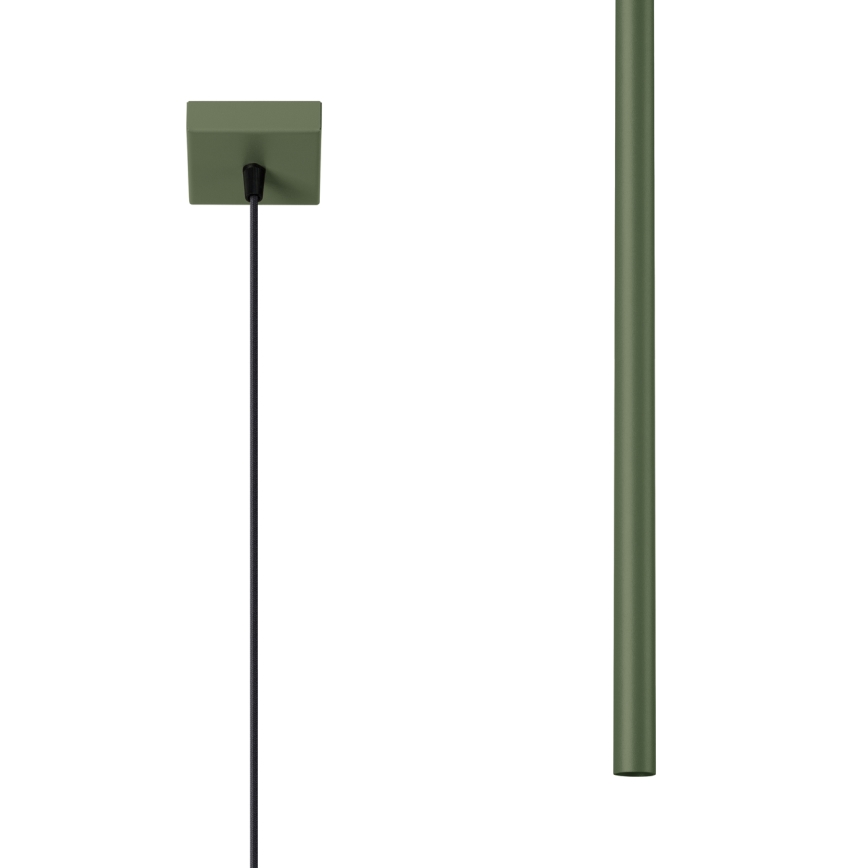 Lustr na lanku PASTELO 1xG9/8W/230V zelená