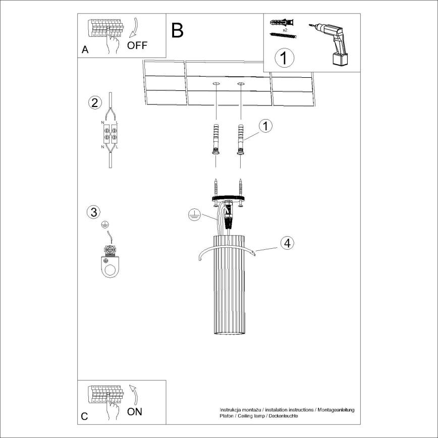 Bodové svítidlo KARBON 1xGU10/10W/230V 20 cm bílá