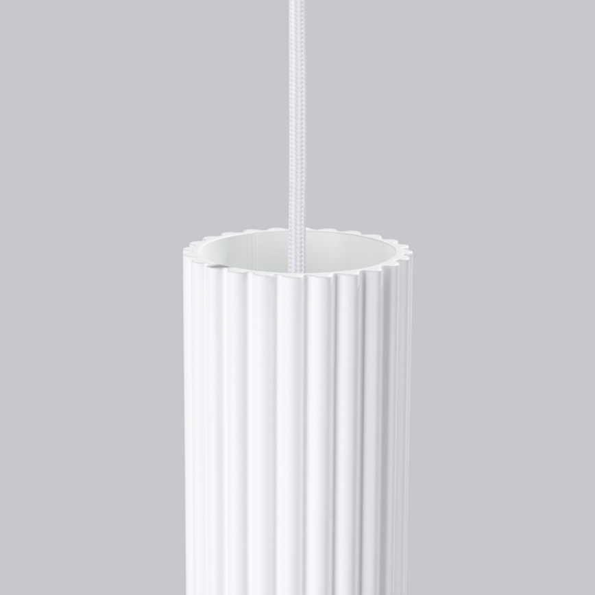 Lustr na lanku KARBON 1xGU10/10W/230V bílá