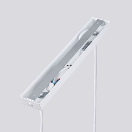 Lustr na lanku KARBON 2xGU10/10W/230V bílá