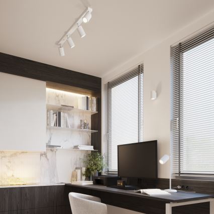 Stolní lampa KARBON 1xGU10/10W/230V bílá