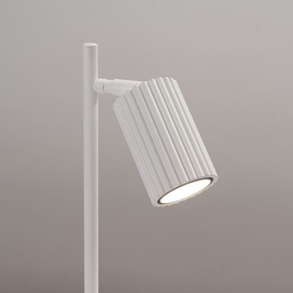 Stolní lampa KARBON 1xGU10/10W/230V bílá