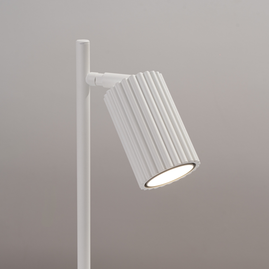 Stolní lampa KARBON 1xGU10/10W/230V bílá