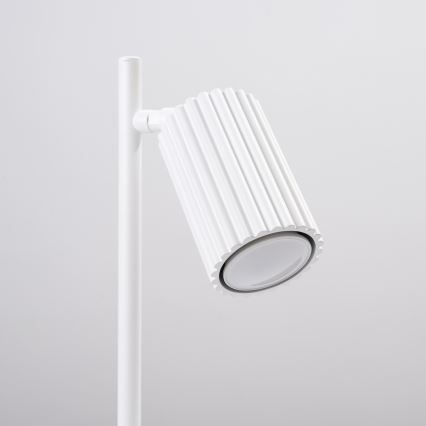 Stolní lampa KARBON 1xGU10/10W/230V bílá