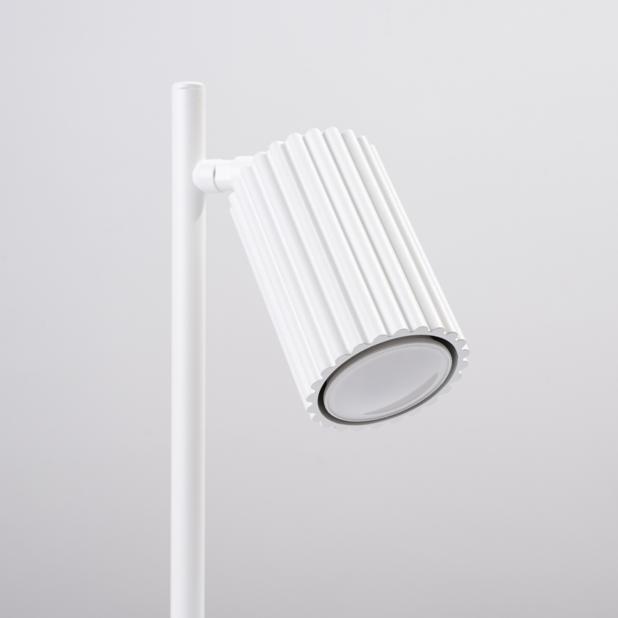 Stolní lampa KARBON 1xGU10/10W/230V bílá