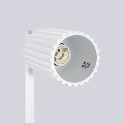 Stolní lampa KARBON 1xGU10/10W/230V bílá