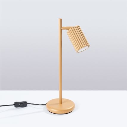 Stolní lampa KARBON 1xGU10/10W/230V zlatá