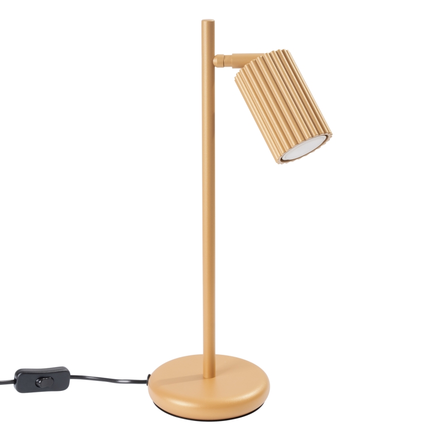 Stolní lampa KARBON 1xGU10/10W/230V zlatá