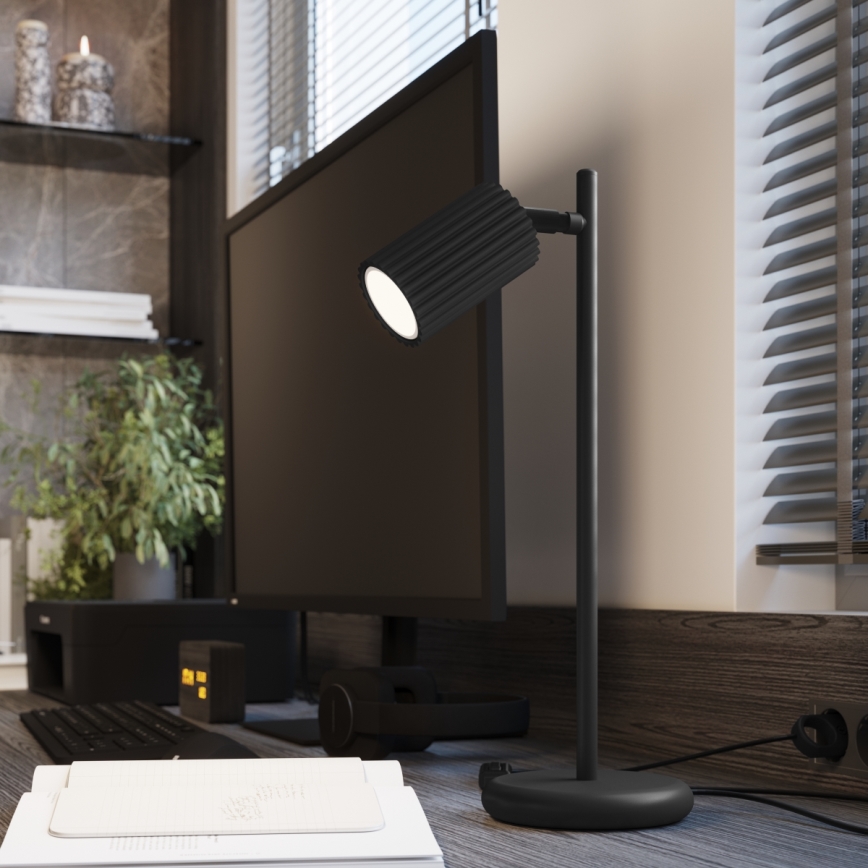 Stolní lampa KARBON 1xGU10/10W/230V černá
