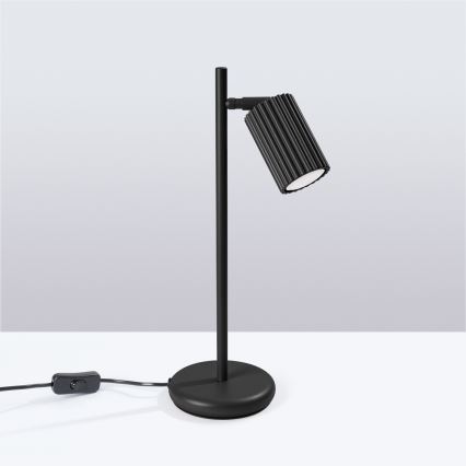 Stolní lampa KARBON 1xGU10/10W/230V černá