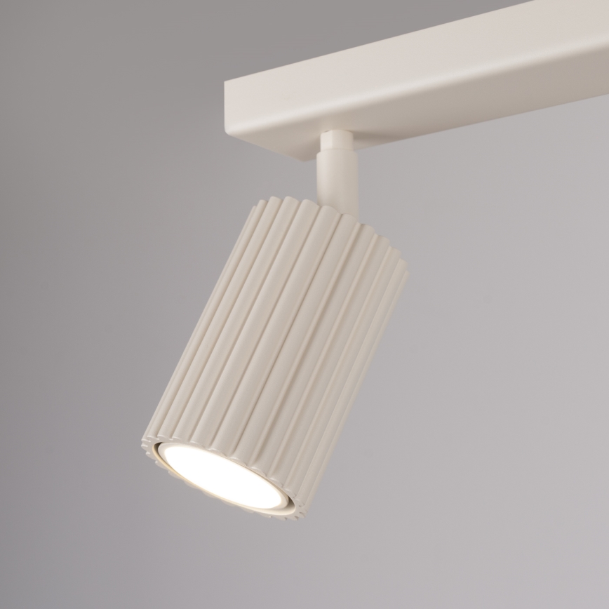 Bodové svítidlo KARBON 2xGU10/10W/230V krémová