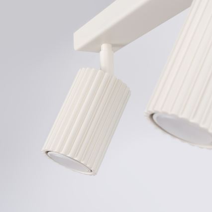 Bodové svítidlo KARBON 2xGU10/10W/230V krémová