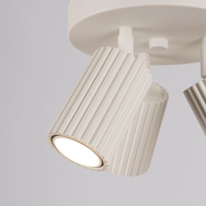 Bodové svítidlo KARBON 3xGU10/10W/230V krémová