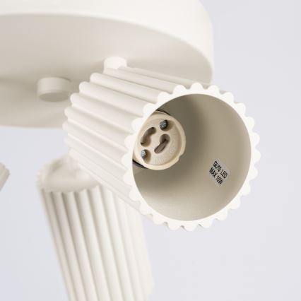 Bodové svítidlo KARBON 3xGU10/10W/230V krémová