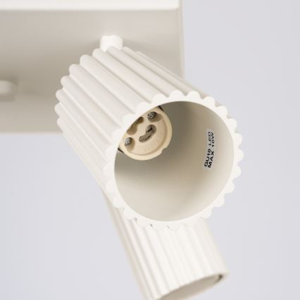Bodové svítidlo KARBON 4xGU10/10W/230V krémová