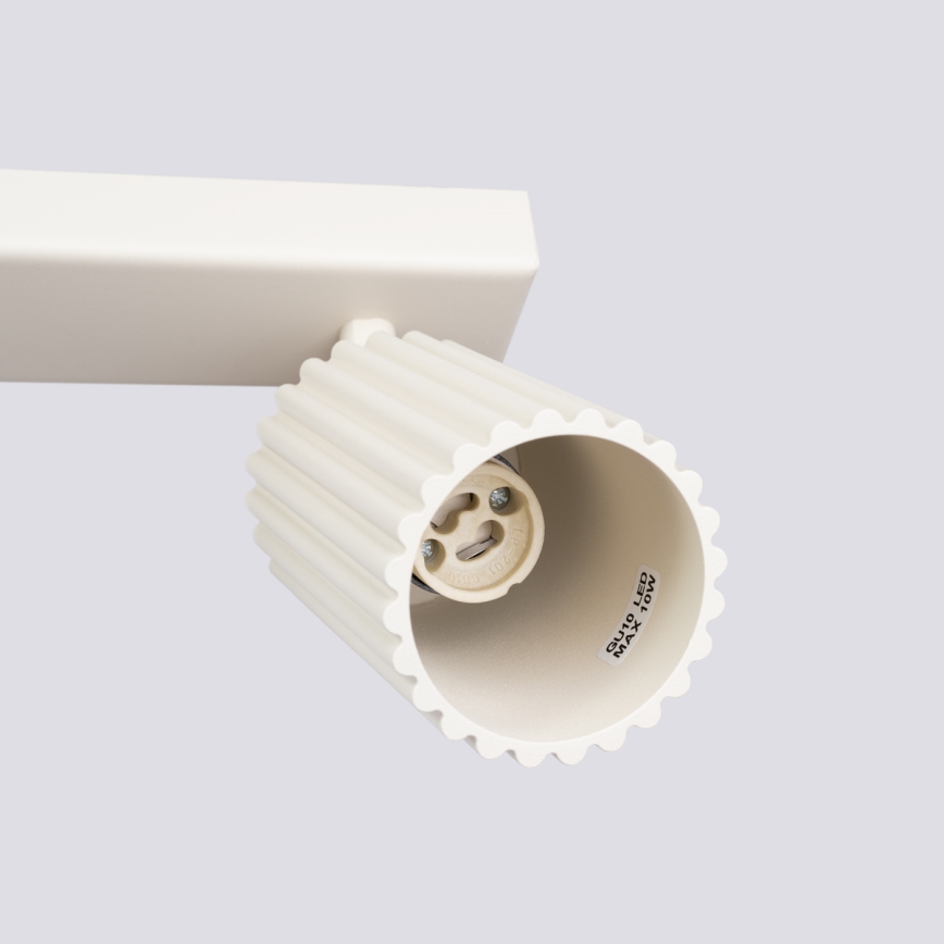 Bodové svítidlo KARBON 6xGU10/10W/230V krémová