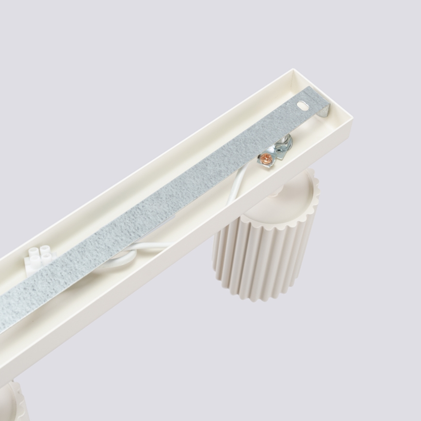 Bodové svítidlo KARBON 6xGU10/10W/230V krémová