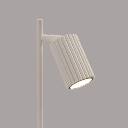 Stolní lampa KARBON 1xGU10/10W/230V krémová