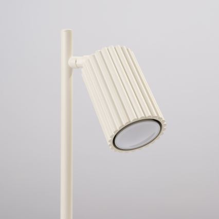 Stolní lampa KARBON 1xGU10/10W/230V krémová