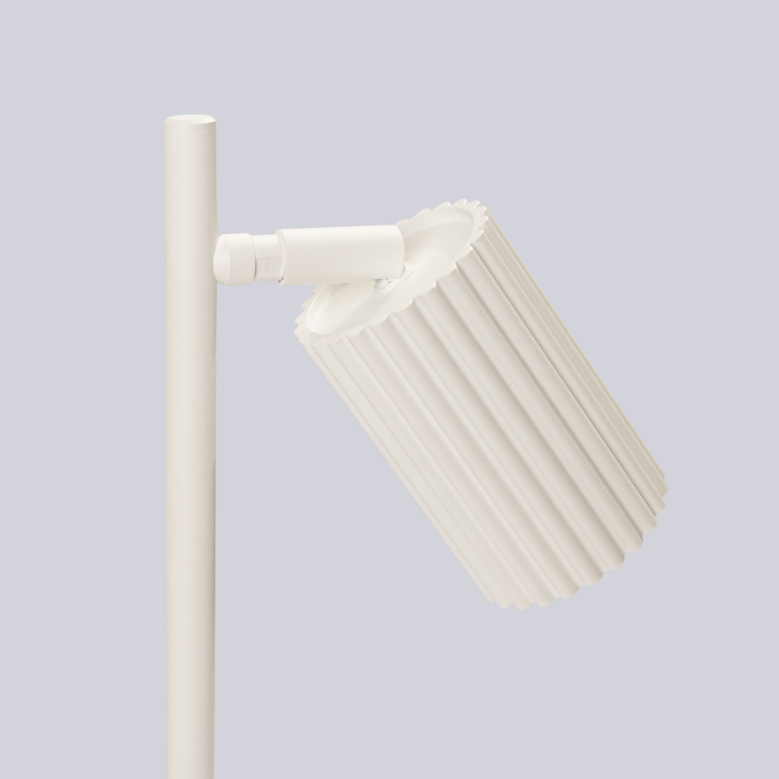 Stolní lampa KARBON 1xGU10/10W/230V krémová