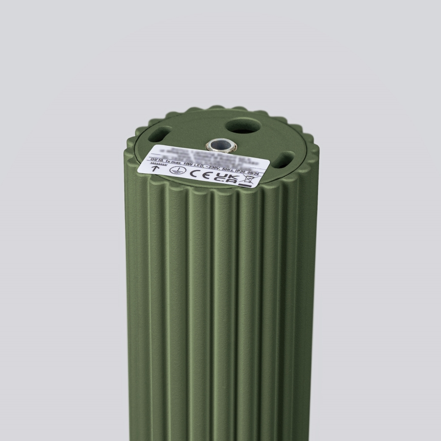 Bodové svítidlo KARBON 1xGU10/10W/230V 30 cm zelená