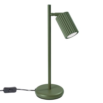 Stolní lampa KARBON 1xGU10/10W/230V zelená