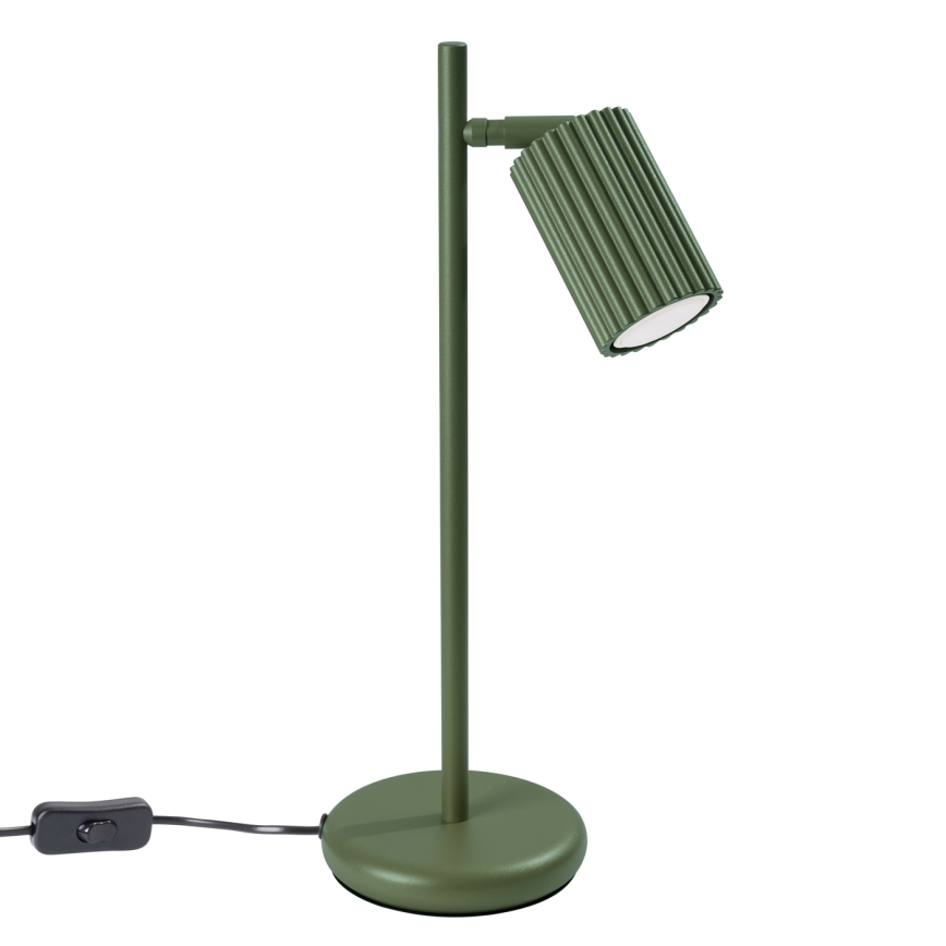 Stolní lampa KARBON 1xGU10/10W/230V zelená