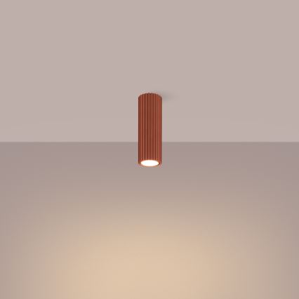 Bodové svítidlo KARBON 1xGU10/10W/230V 20 cm oranžová