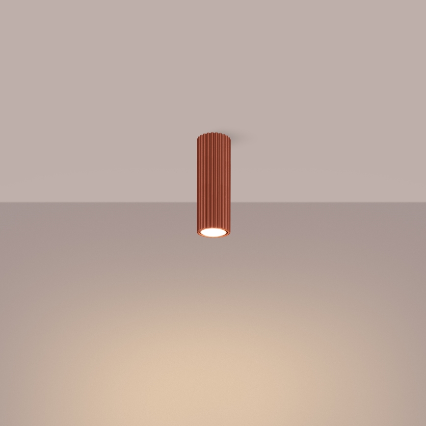 Bodové svítidlo KARBON 1xGU10/10W/230V 20 cm oranžová